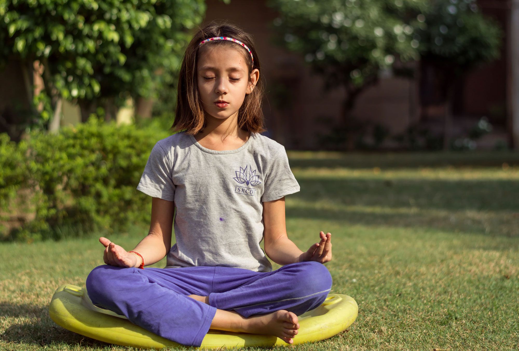 Child Doing Yoga Child Doing Yoga